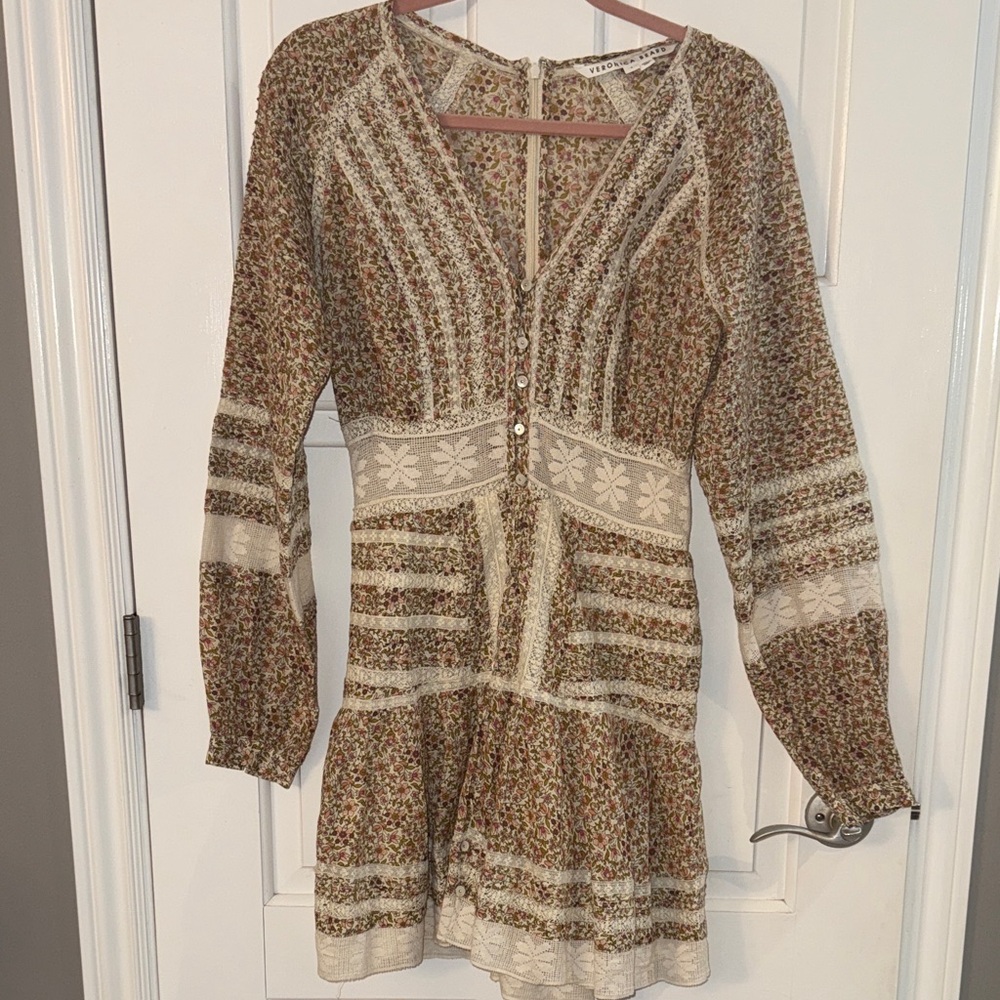 Veronica Beard Floral Lace Dress